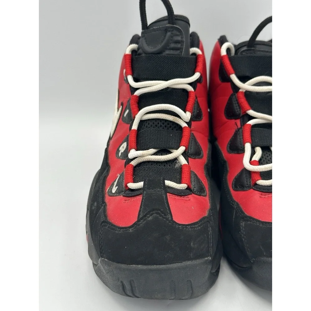 Nike Air Max Uptempo '95 Shoes University Red Black White Men's Size 8.5 Bulls